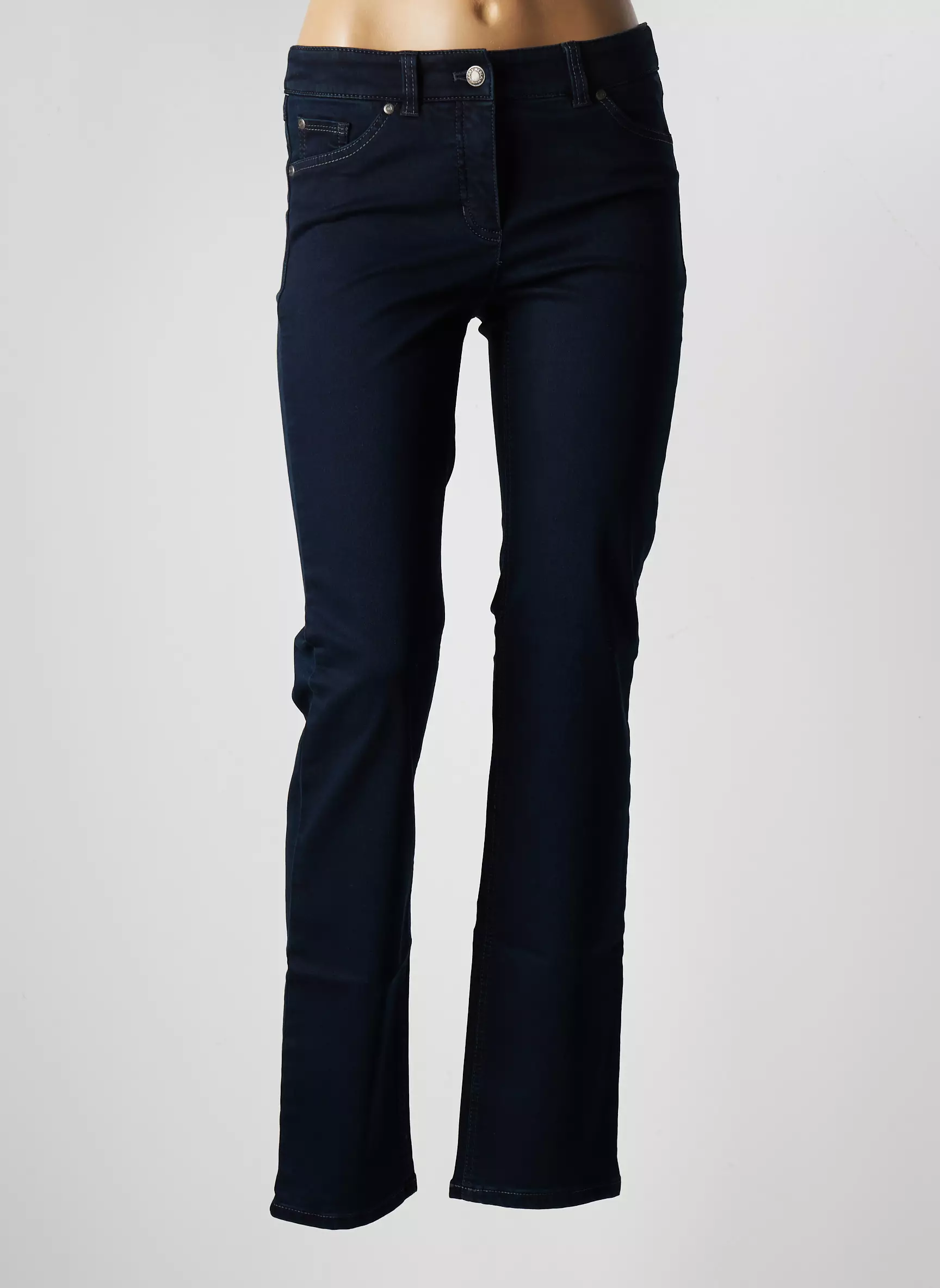 Gerry Weber Pantalons Slim Femme couleur bleu