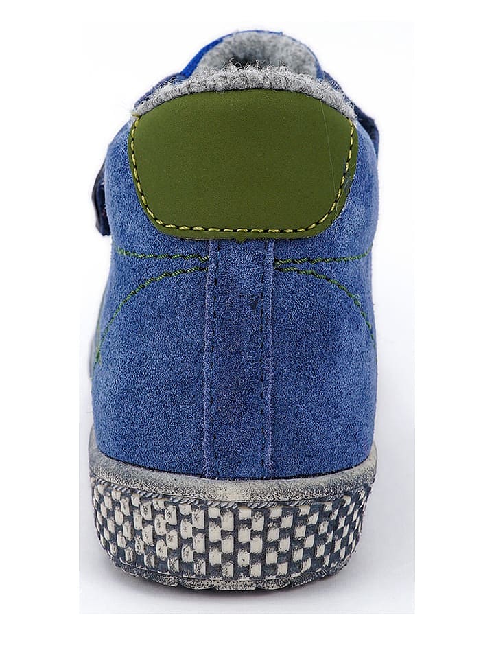 lamino Leder-Sneakers in Blau/ Grün günstig kaufen 28