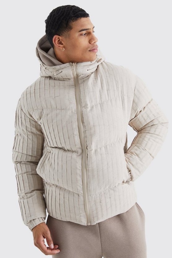 Steppjacke mit Kapuze