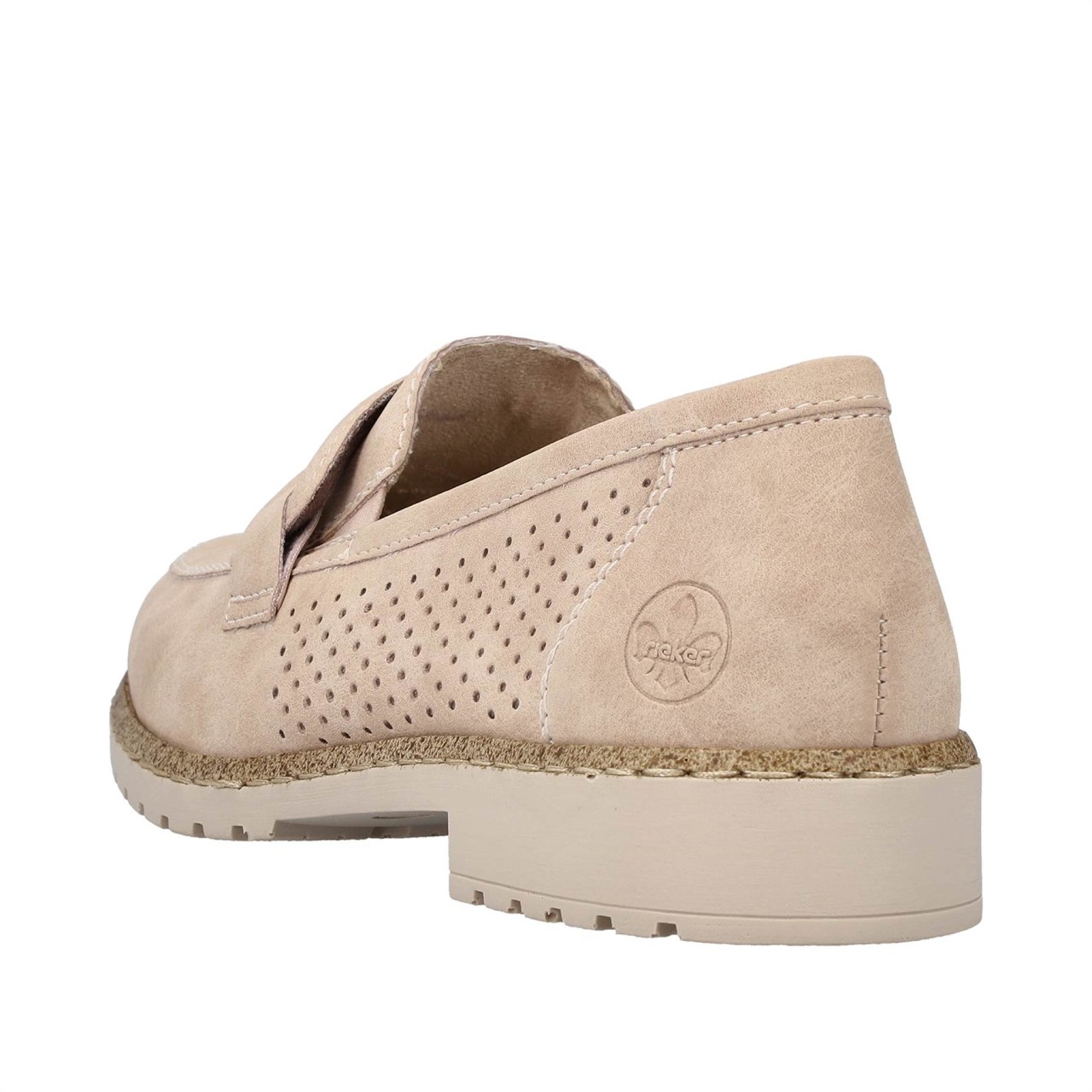 RIEKER Sportliche Slipper rot