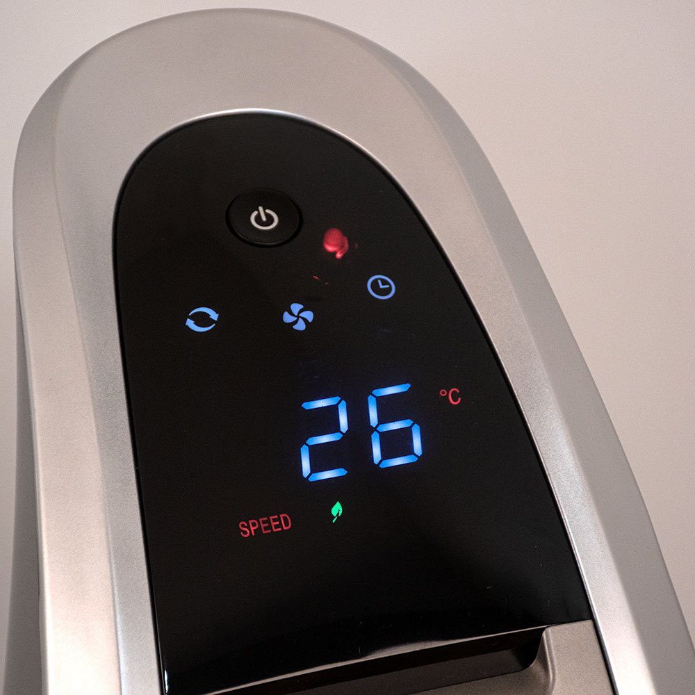 etc-shop Turmventilator, Stand Ventilator Säule Tower 120 W Fernbedienung 4 Stufen Lüfter
