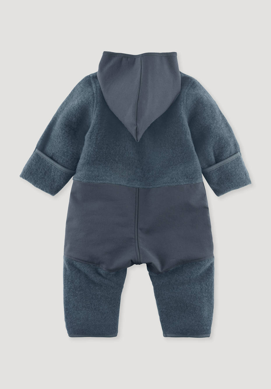 Wollfleece-Overall aus Bio-Merinowolle mit Softshell