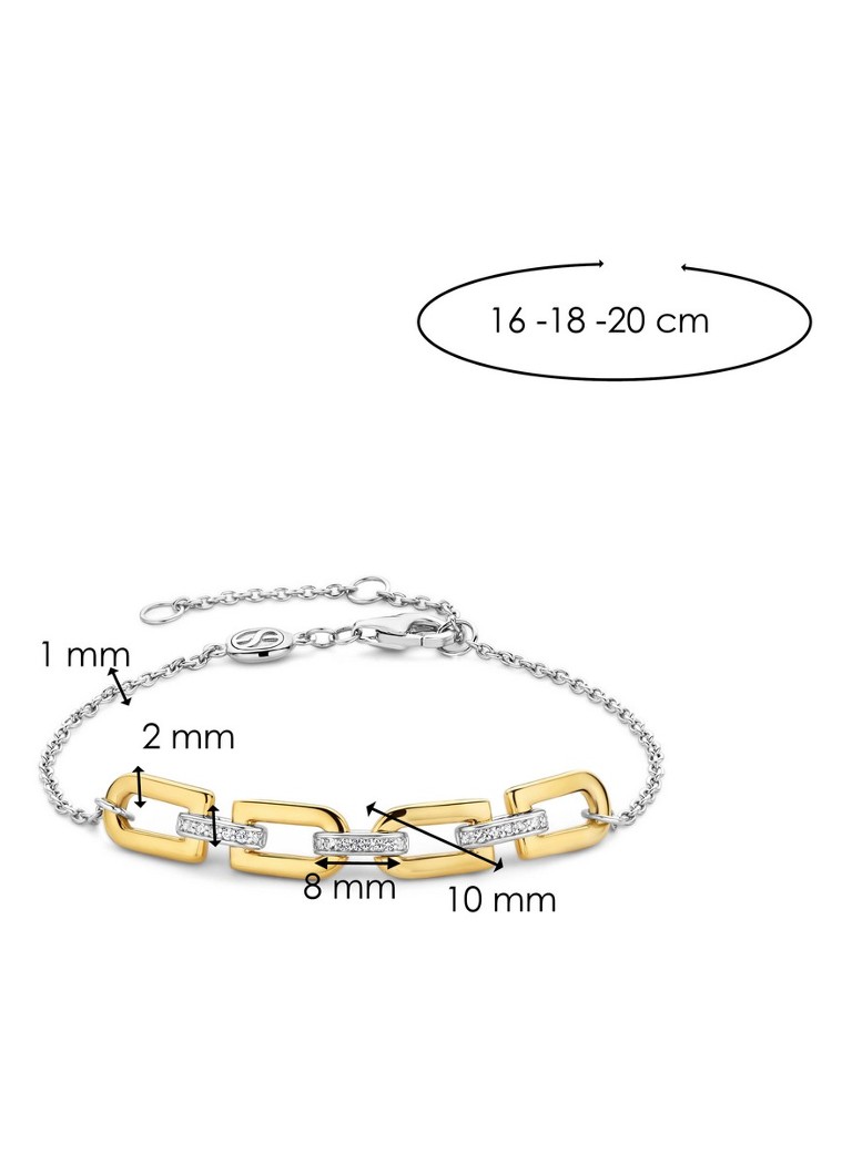 TI SENTO - Milano Gold-plated Bracelet 23032ZY