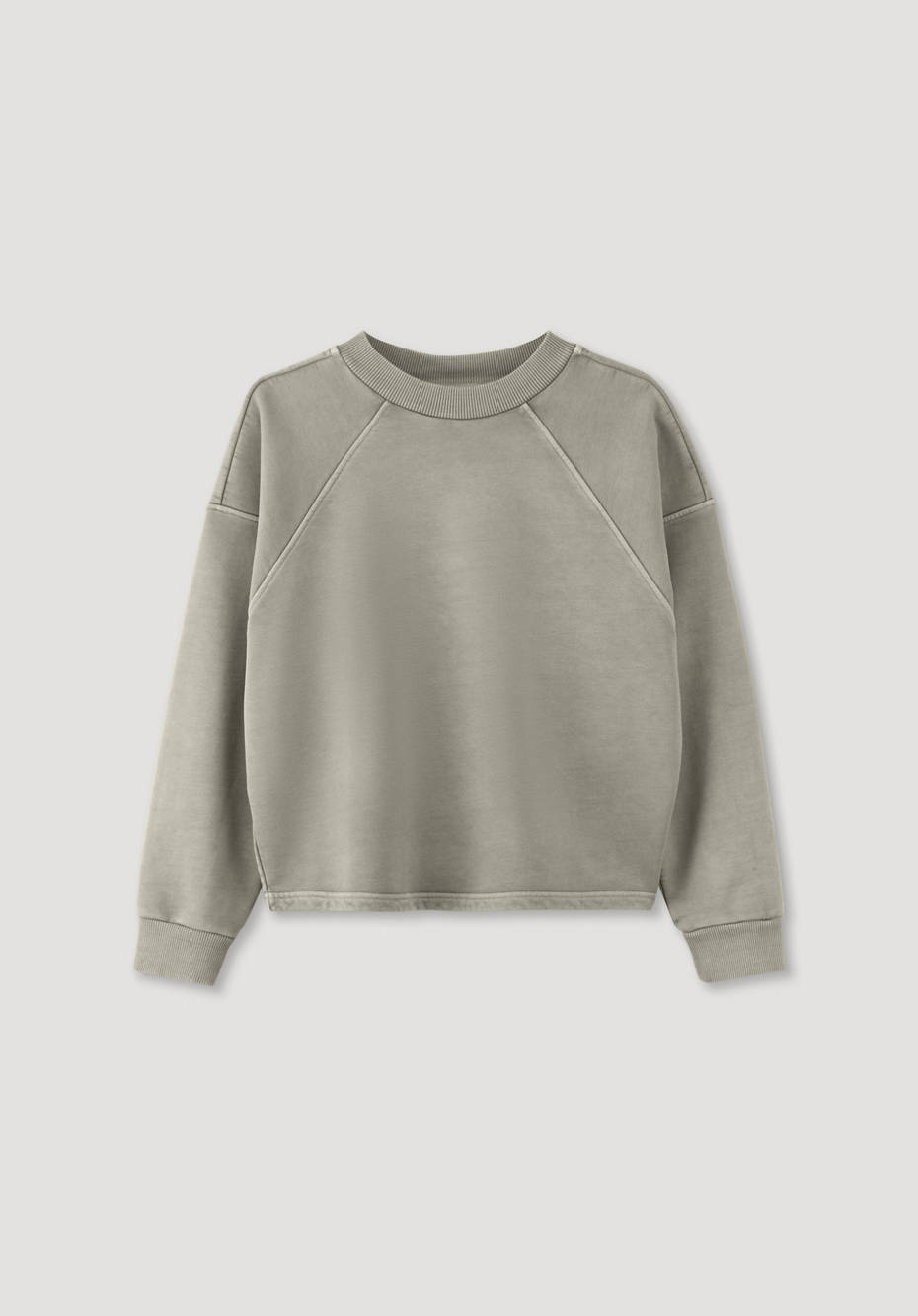 Sweatshirt mineralgefärbt aus reiner Bio-Baumwolle
