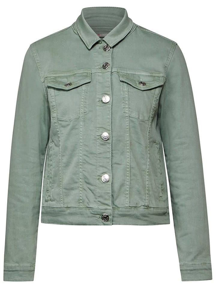 Street One Jeansjacke in Khaki günstig kaufen