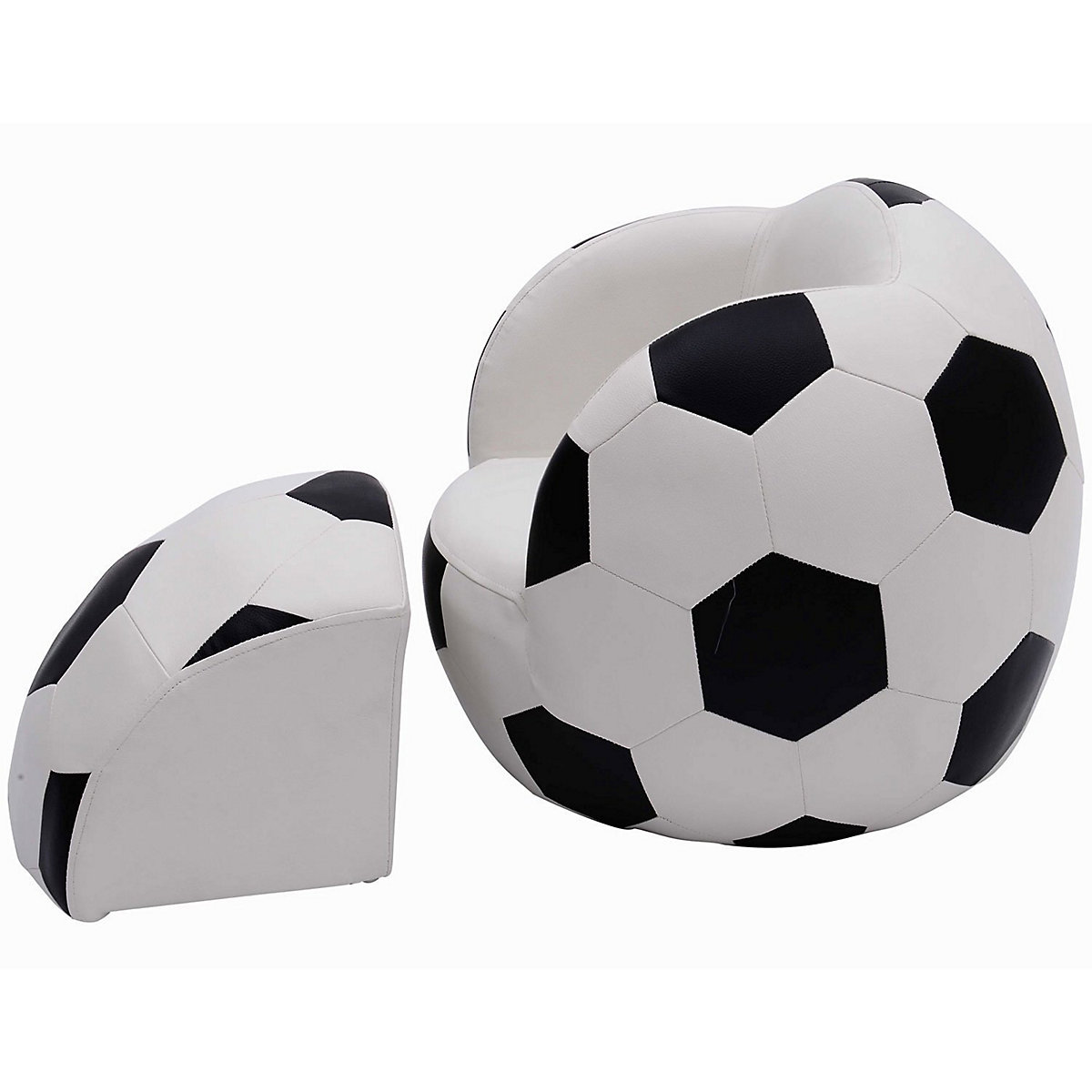 Kindersessel im Fußball-Design