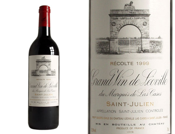 Château Leoville Las Cases Rouge 1999, Second Cru Classé En 1855 Bordeaux Saint-Julien