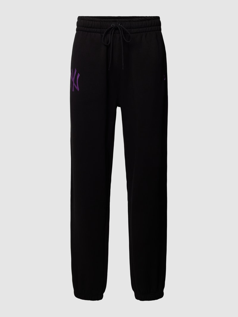 Sweatpants mit Motiv-Stitching Modell 'LEAGUE ESSENTIALS' in schwarz