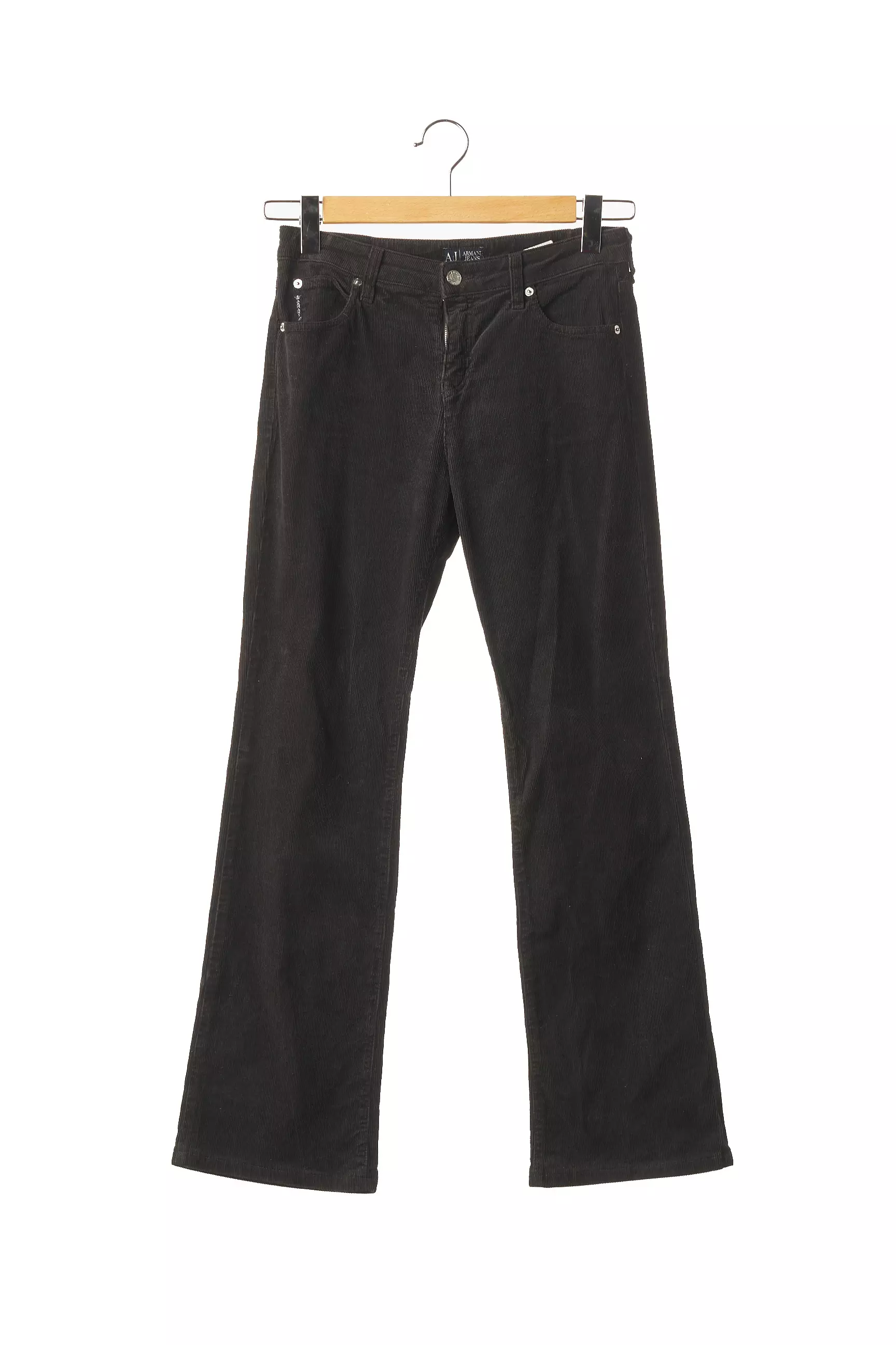Armani Pantalons Droits Femme couleur noir
