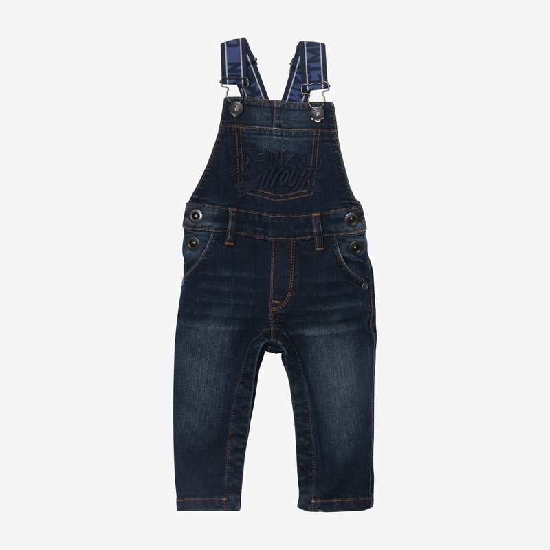 Salopette garçon denim brut brodé Catimini