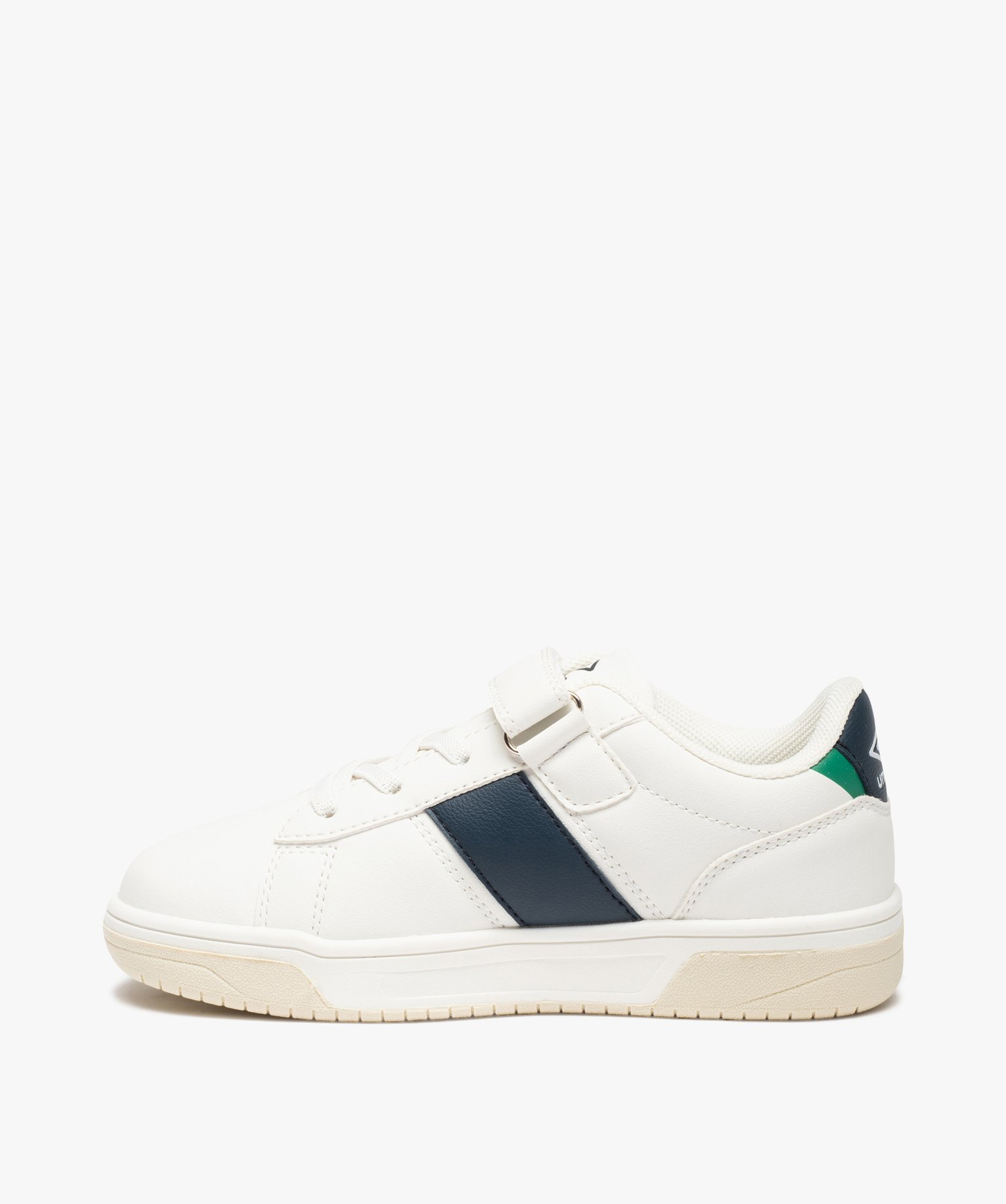 Baskets Garçon à lacets élastiques et scratch – Umbro N... blanc | GEMO