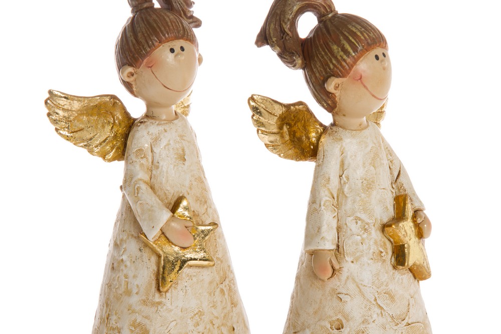 MyFlair My Flair 2er-Set Engel, creme /gold
