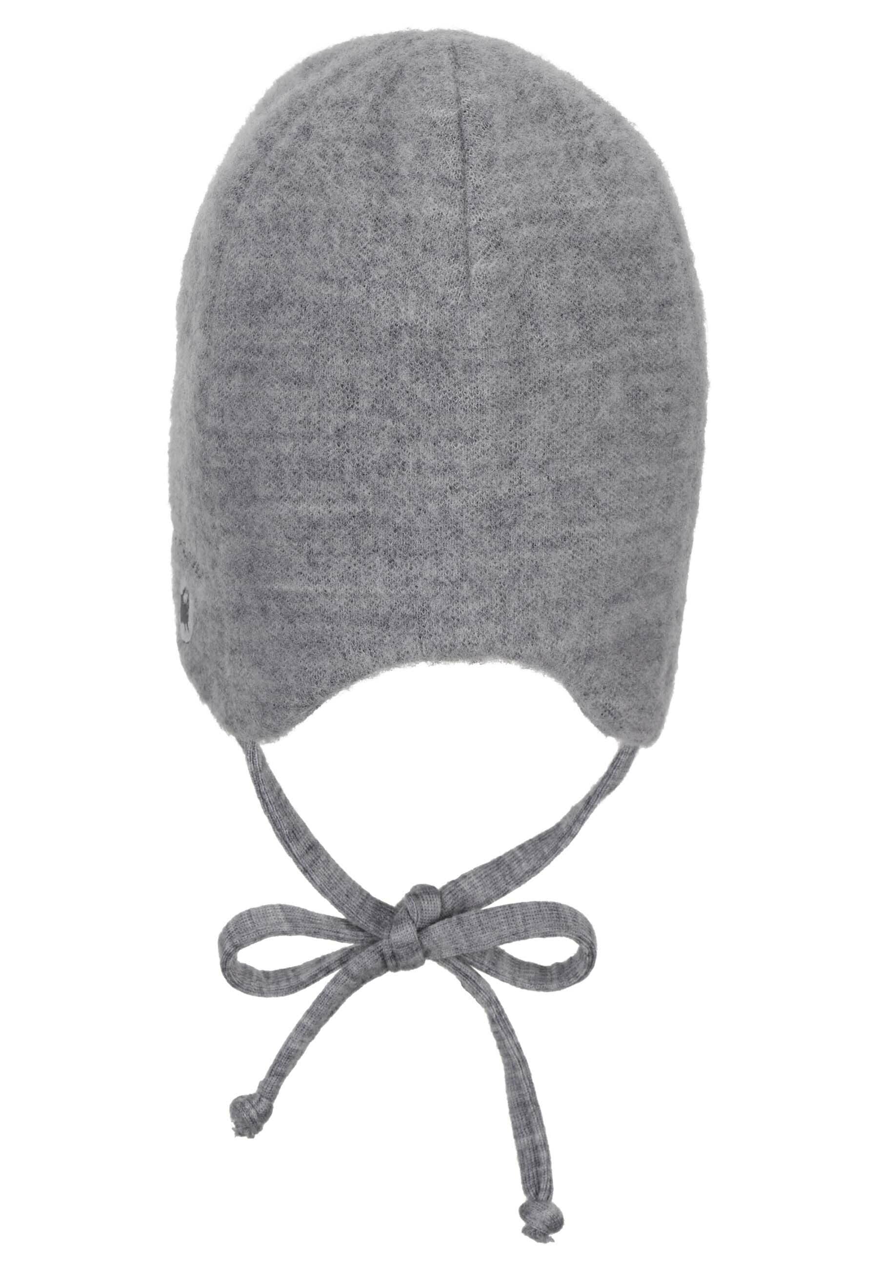 Mütze aus Wolle (Merino) mit Bindeband in 5 Farben