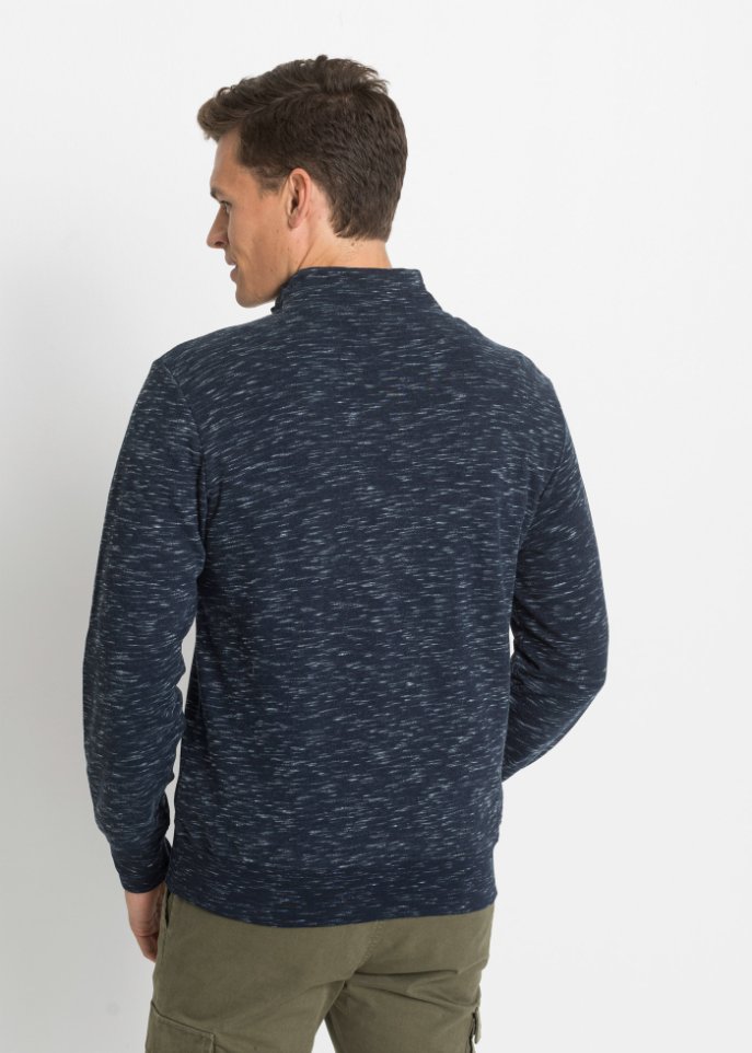 Sweatshirt mit Troyerkragen