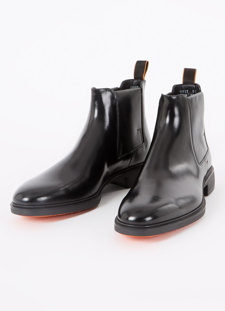 Botki Chelsea Santoni Easy Leather