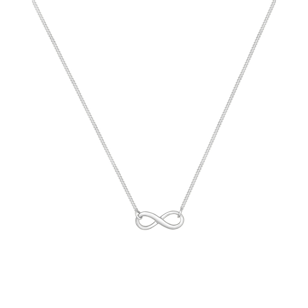 Elli Elli Collier Femmes Pendentif Infinity Infinité Symbole en Argent Sterling 925 Bijoux