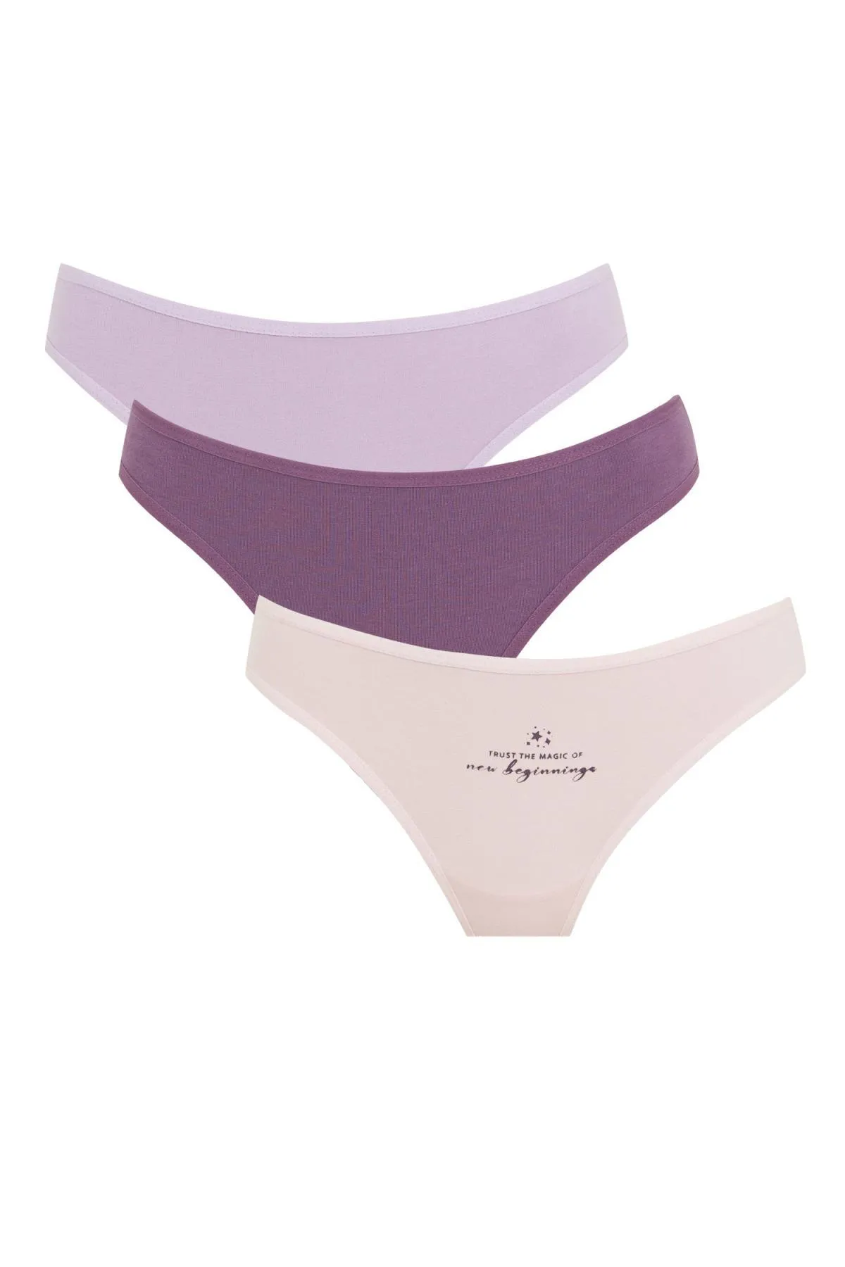 DeFacto  Fall In Love 3-teiliges String-Pack Slip-Höschen B3453ax23wn