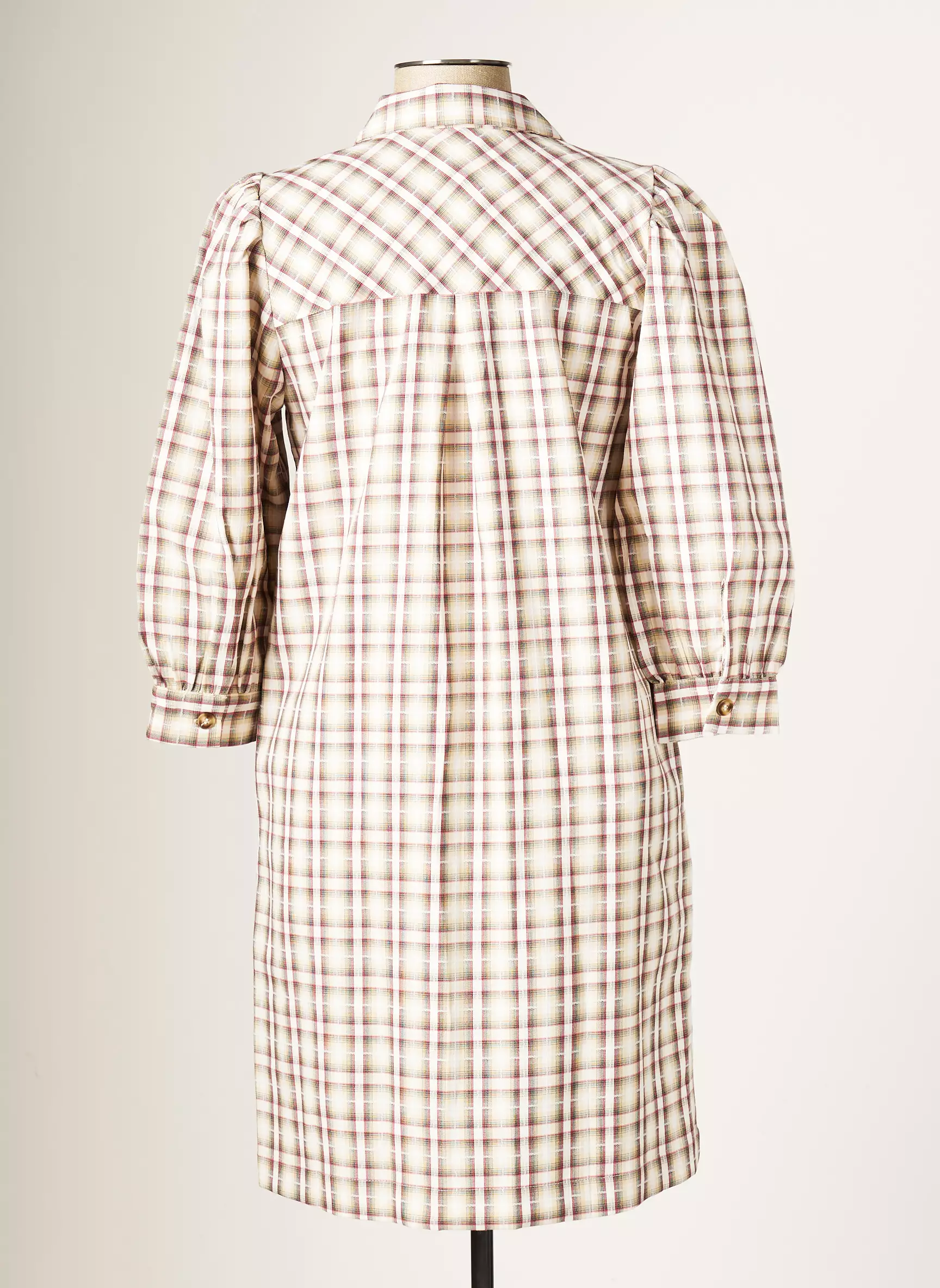 Kaffe Robes Mi Longues Femme couleur beige