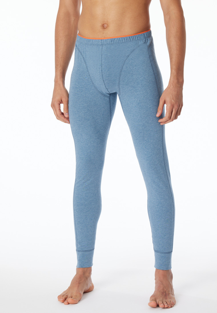 Unterhose lang blau-meliert - 95/5