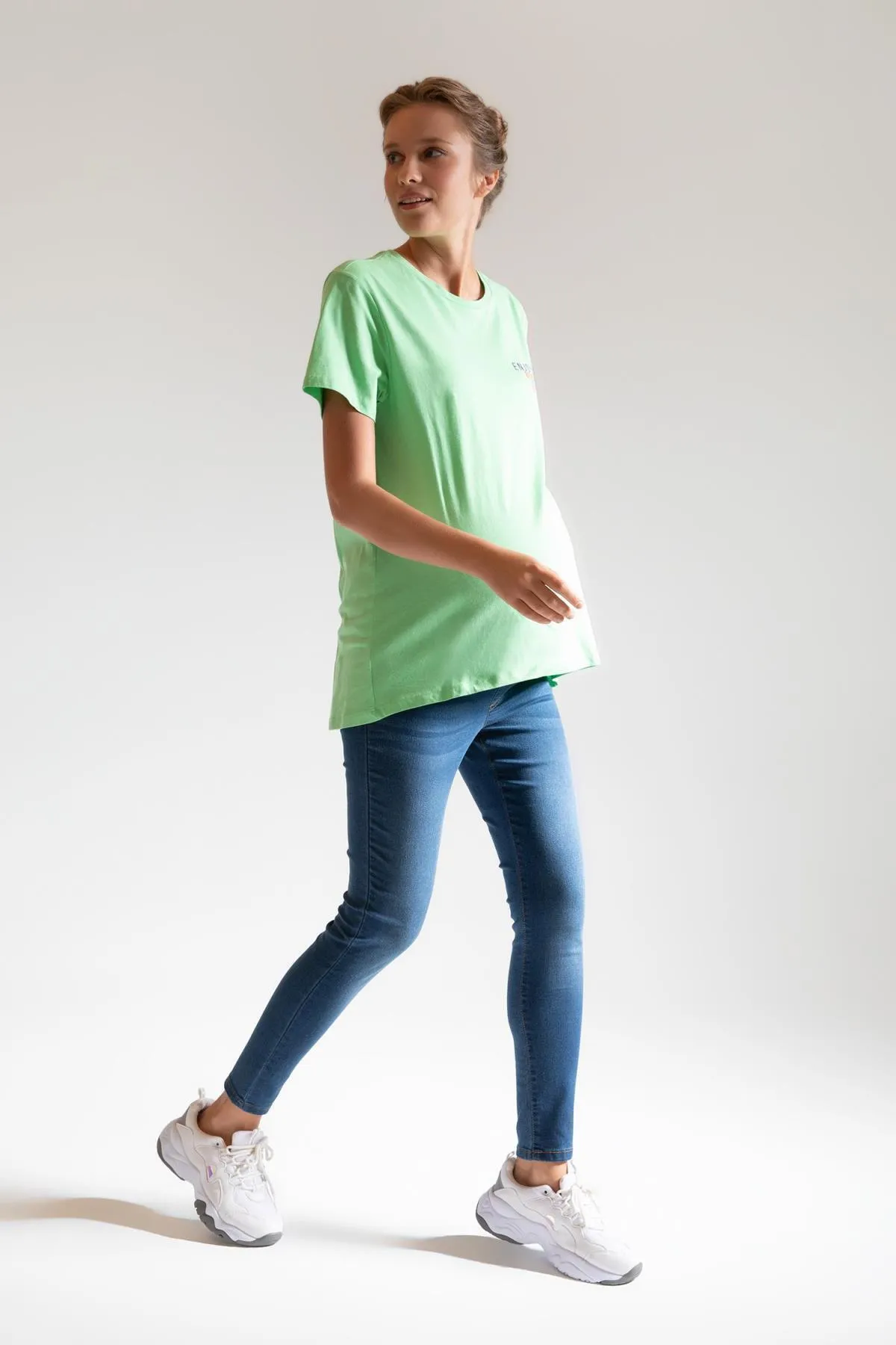 DeFacto  Skinny Fit, extra enge Passform, normale Taille, extra schmales Bein, Umstandshose