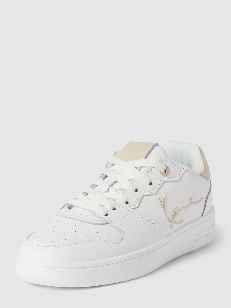 Sneaker mit Label-Details Modell '89 LOW' in weiss