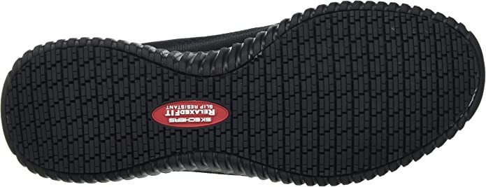 SKECHERS Freizeit Schnürer schwarz Große Arbeitsschuhe für Herren. Entdecke