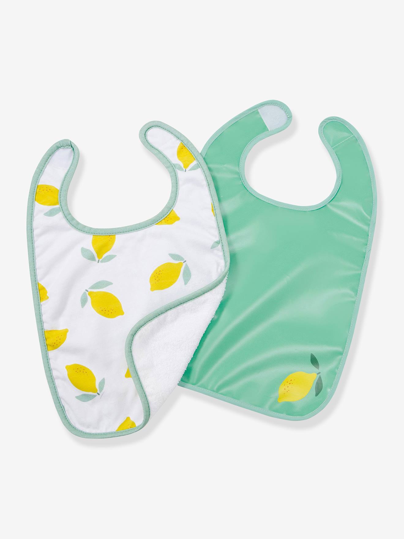 Lot de 2 bavoirs BABY TO LOVE bleu