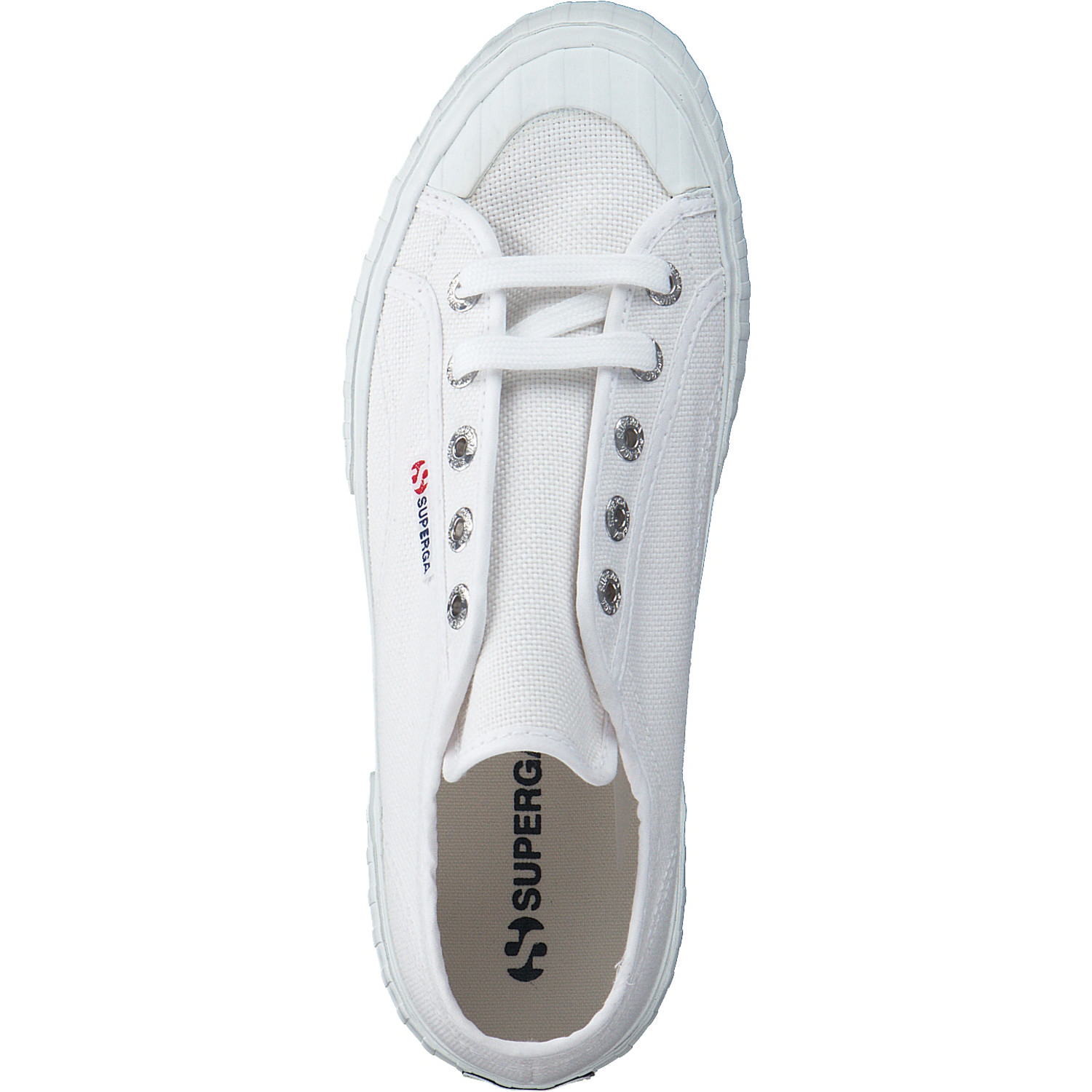 Superga 2630 Stripe S00GRT0, Sneakers Low, Damen, Weiß