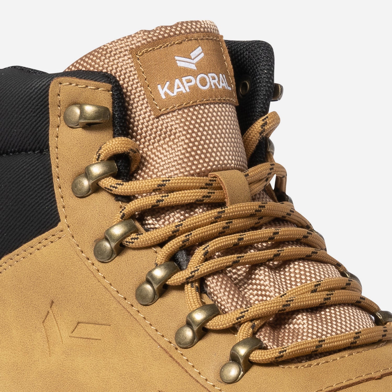 Boots KAPORAL jaune ocre esprit montagne