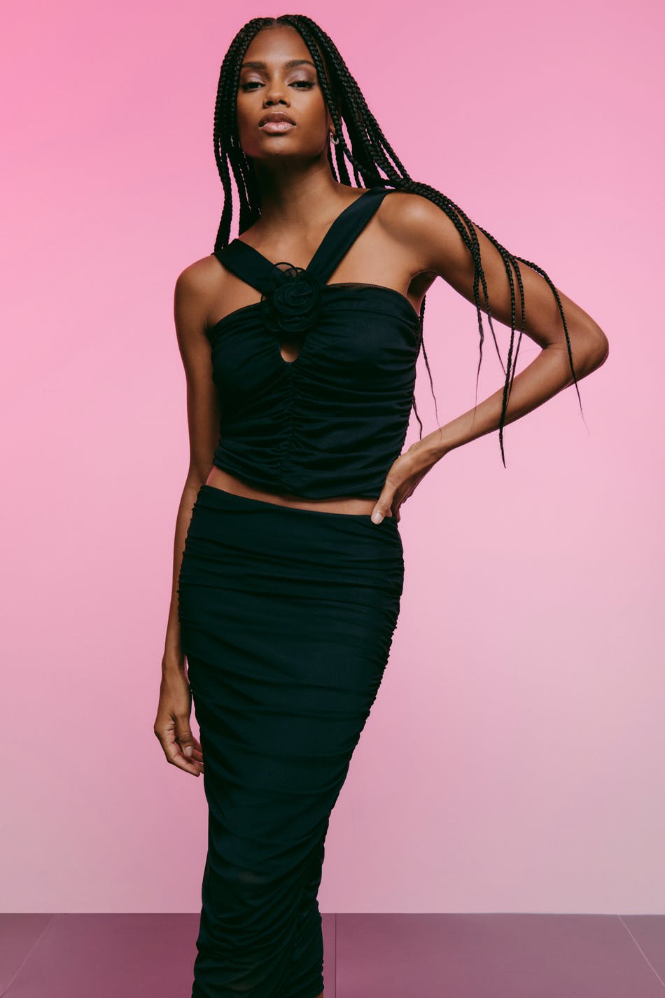 Keyhole mesh top