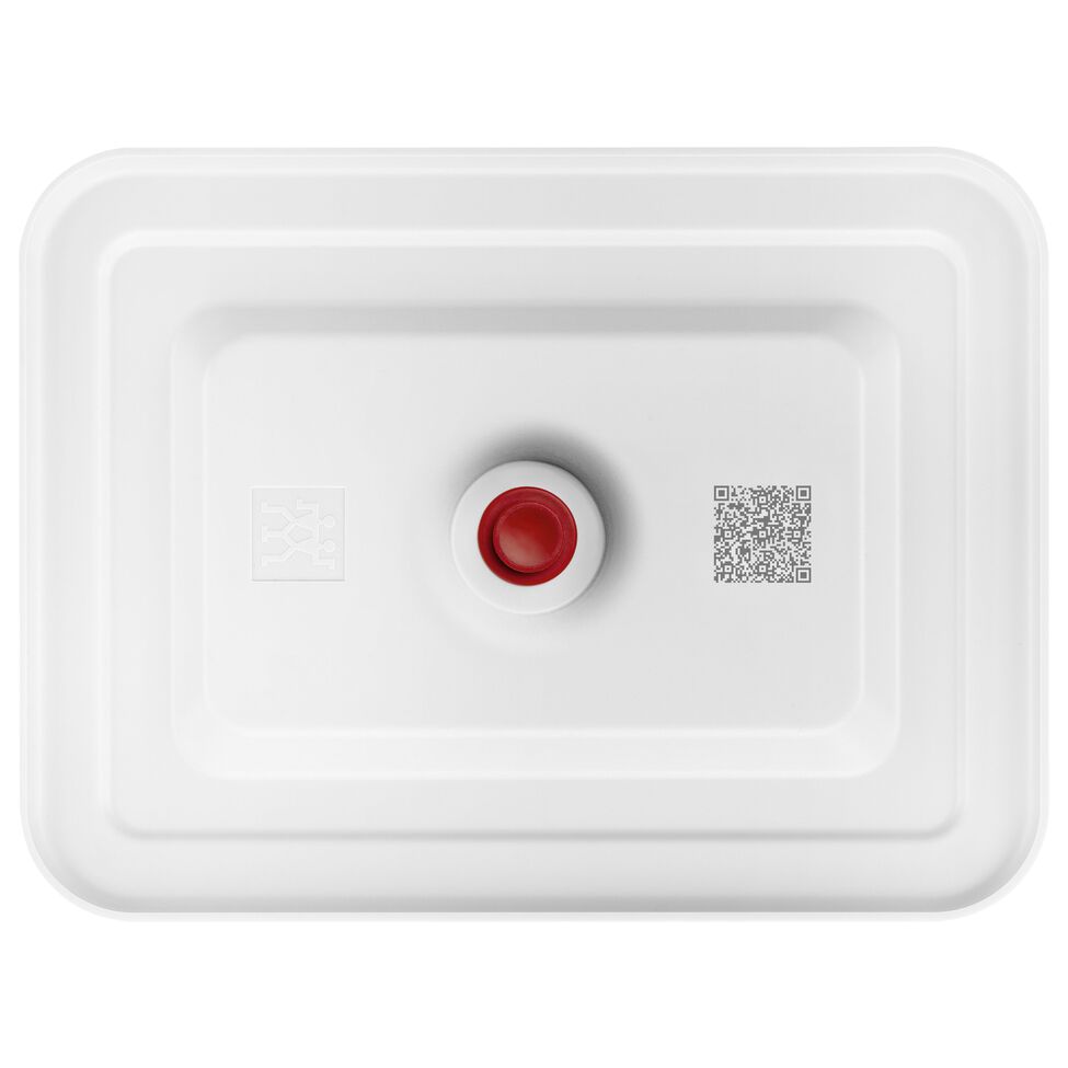 Vakuum Kühlschrankbox, Glas, Rot