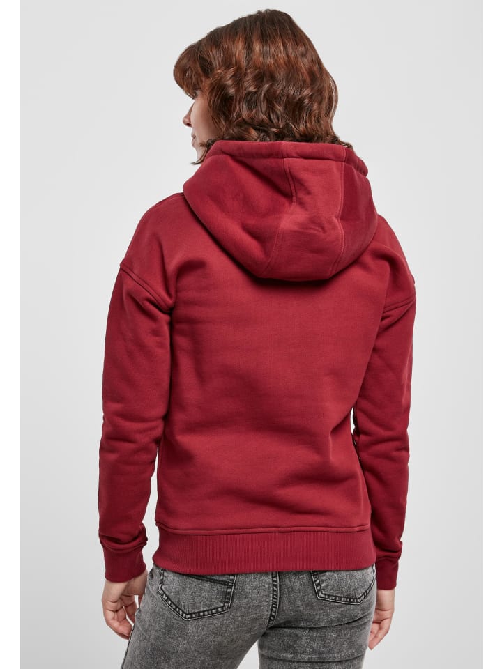 Urban Classics Urban Classics Kapuzenpullover in burgundy günstig kaufen