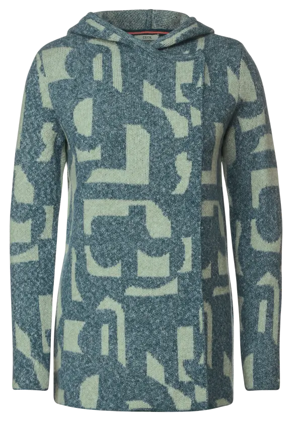 CECIL Jacquard Cardigan