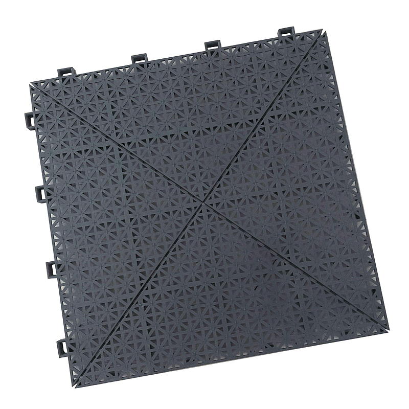 Gulvfliser 6-pk 30x30 cm, mørkgrå