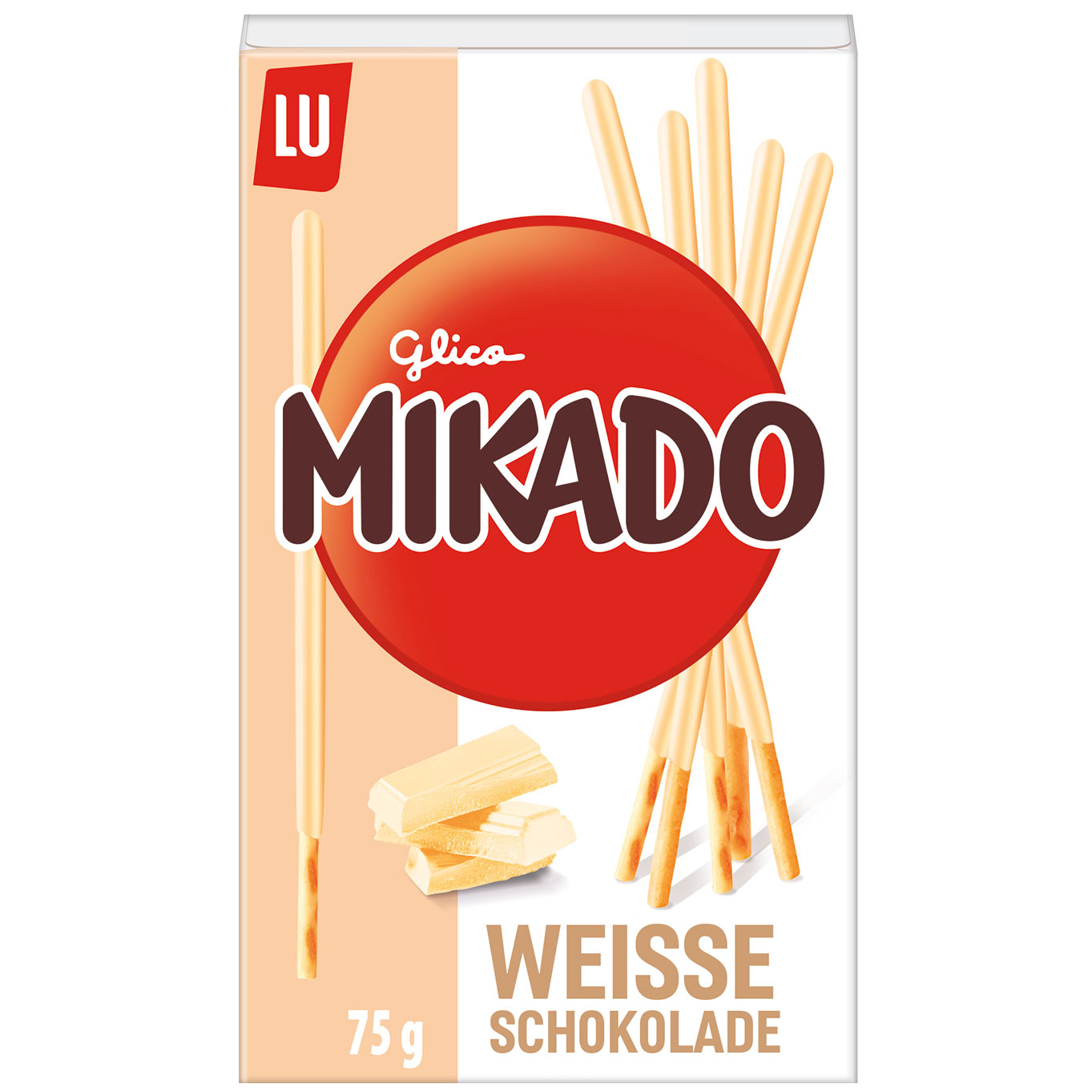 Mikado Weisse Schokolade 75g