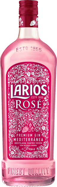Larios Rosé - Mediterraner Gin mit Erdbeer-Flavor