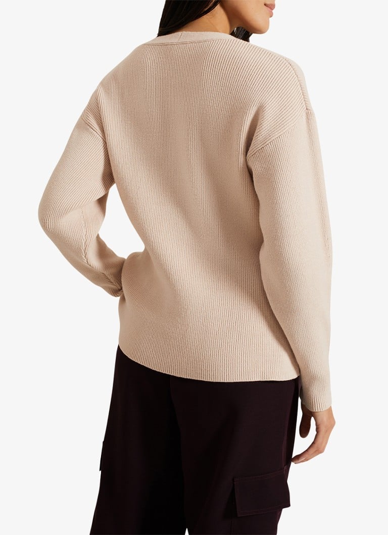Vestă Phase Eight Shae din tricot fin cu decolteu în V