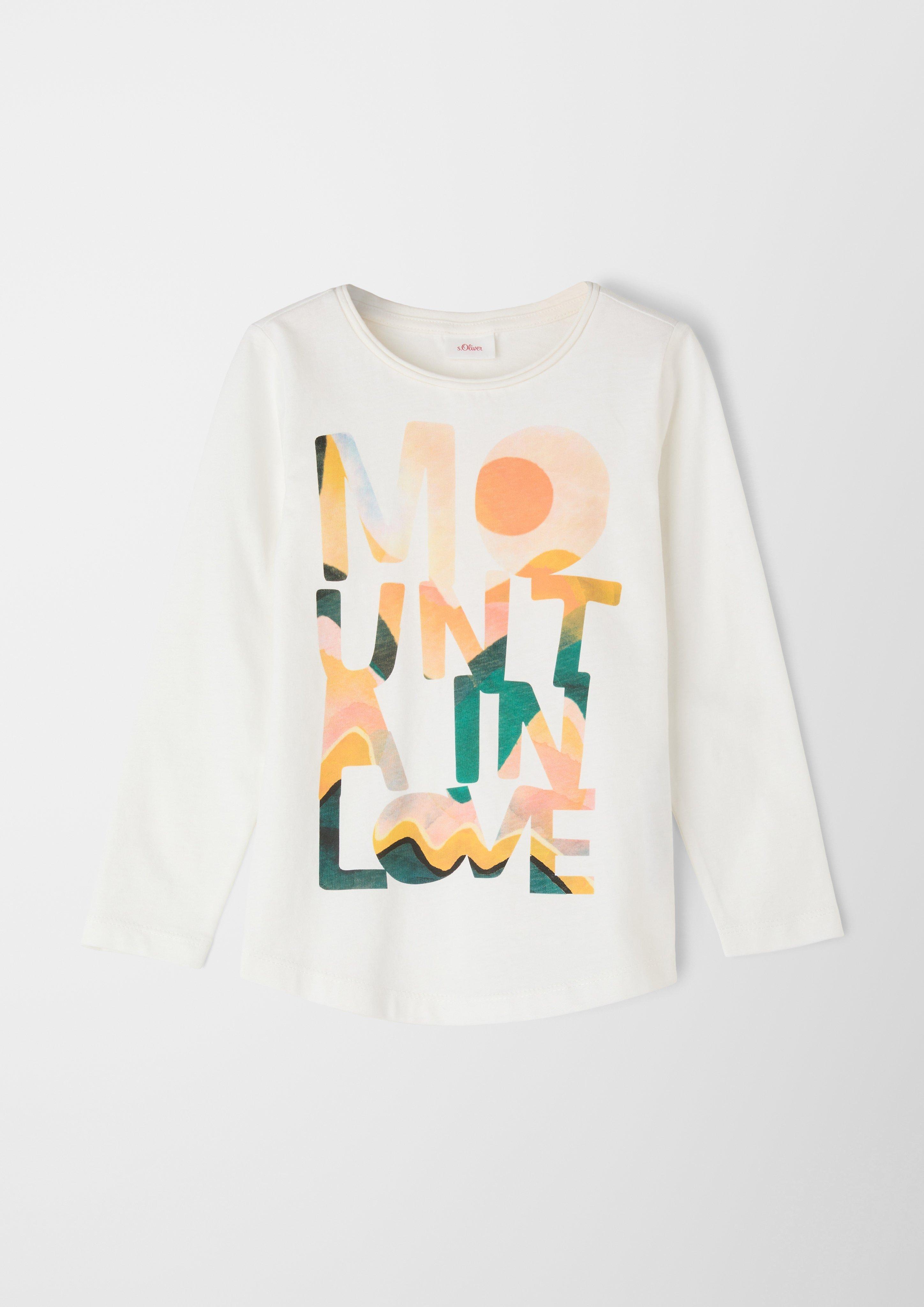 Longsleeve mit verspieltem Frontprint  2119676-02D3