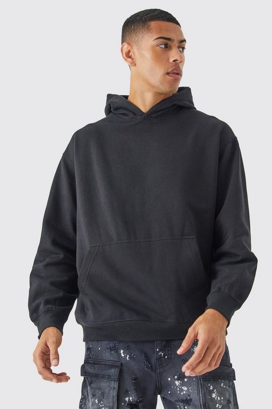Oversize Hoodie mit Homme Graffiti-Print