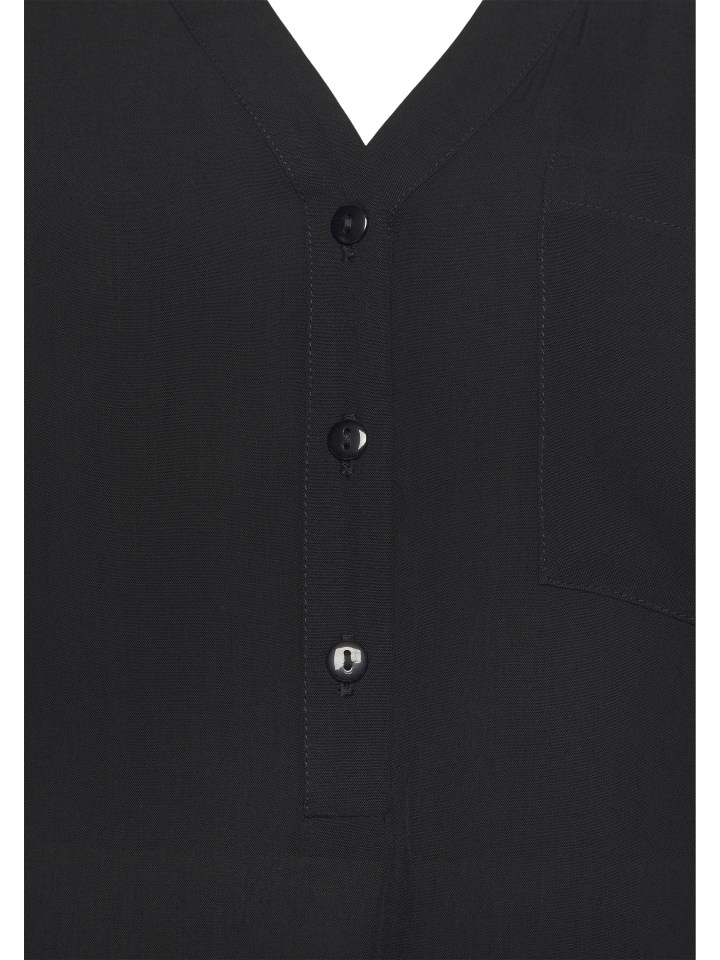 LASCANA Schlupfbluse in schwarz günstig kaufen