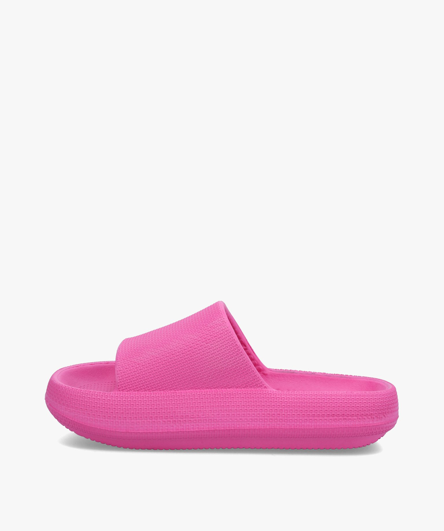 Mules de piscine femme unies à semelle plateforme fuchsia | GEMO
