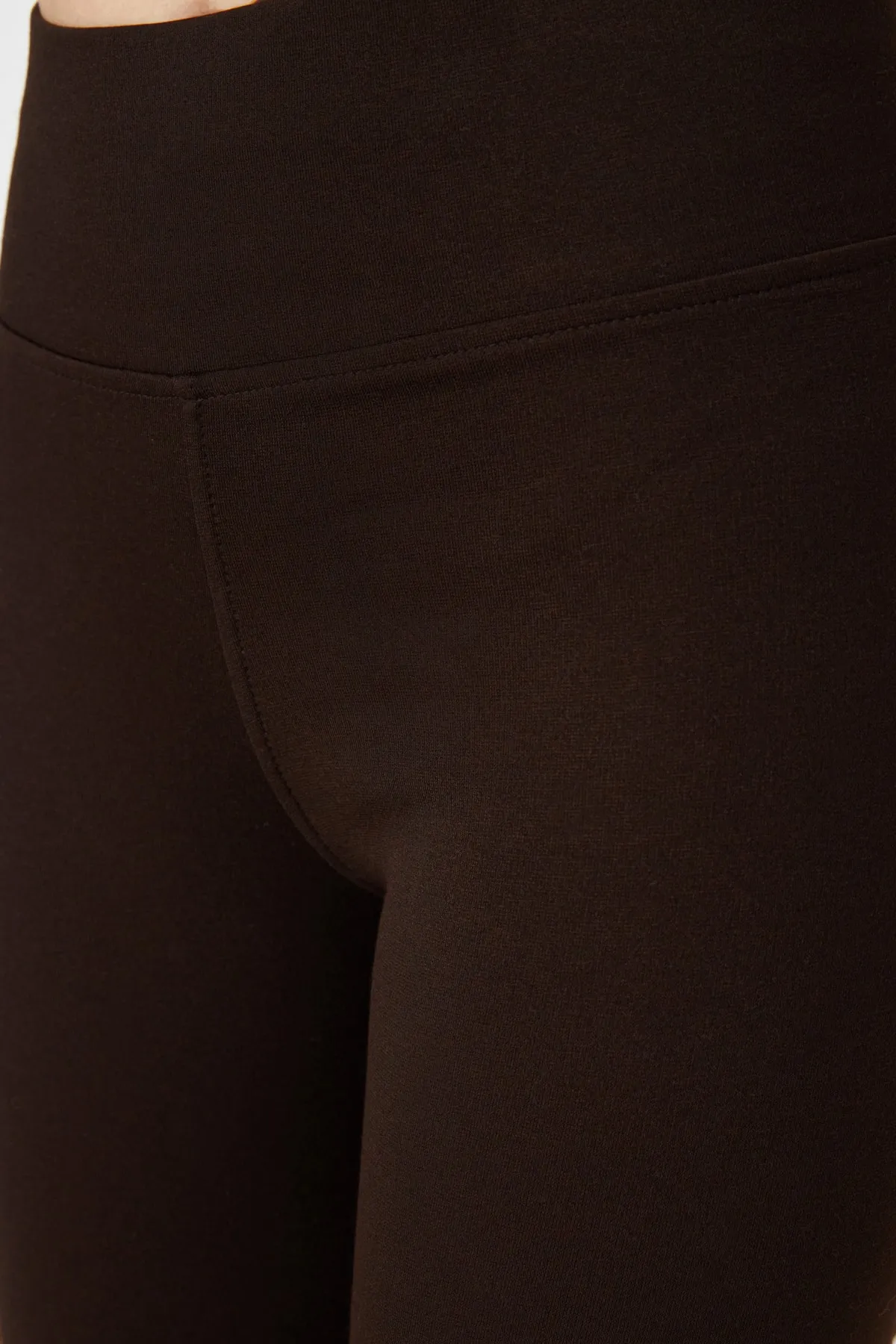 Trendyol Collection  Leggings - Braun - Hoher Bund