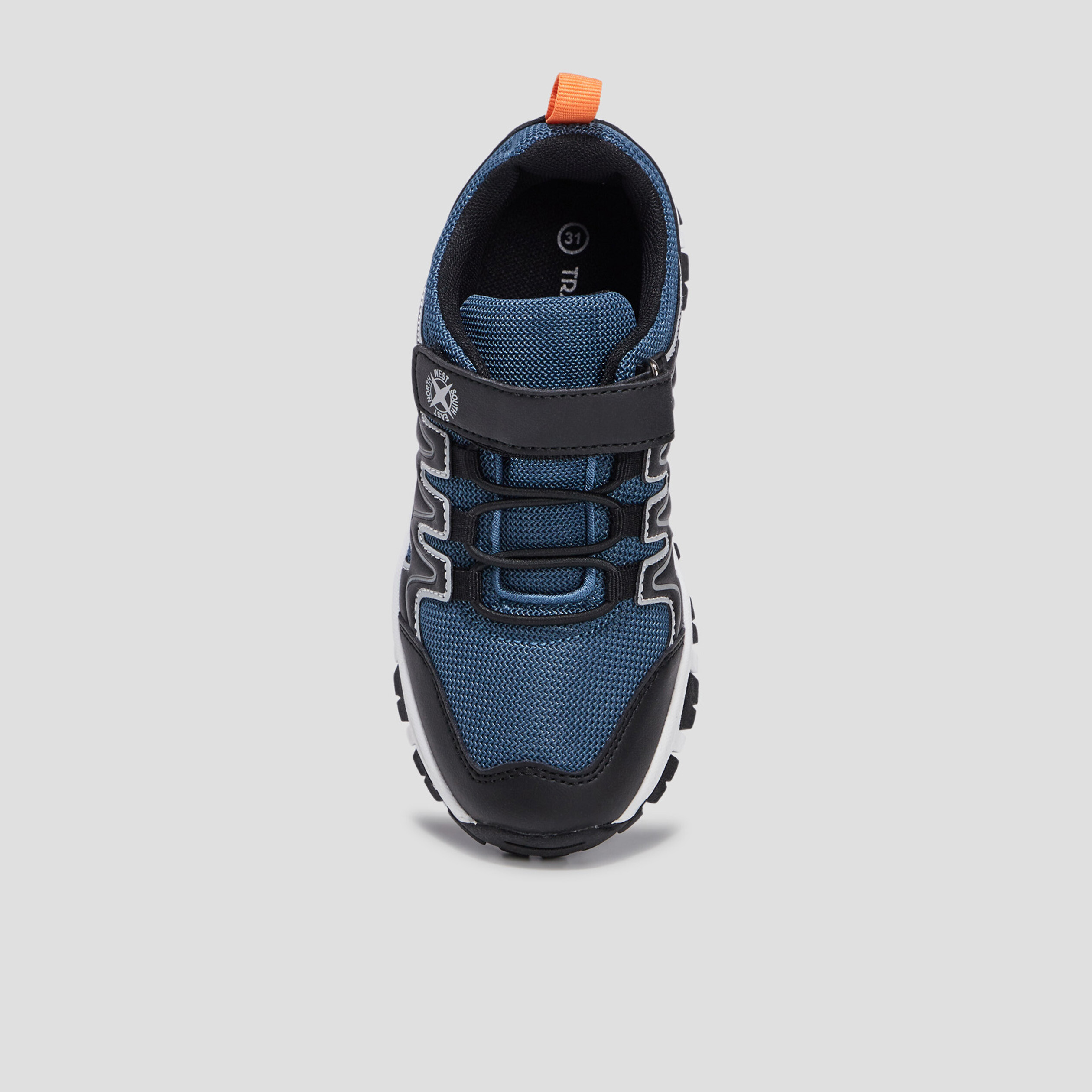 Baskets running Trappeur bleu garçon | La Halle