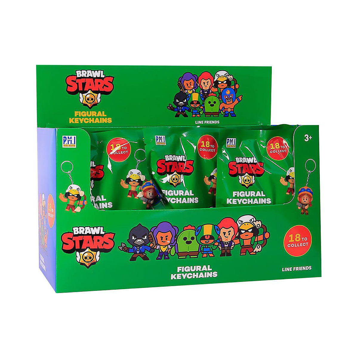 Brawl Stars 1 Figuren-Schlüsselanhänger Überraschungsbeutel (Serie 1)