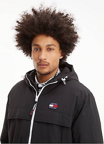 TOMMY-JEANS Herren Kapuzenjacke TJM PADDED SOLID CHICAGO