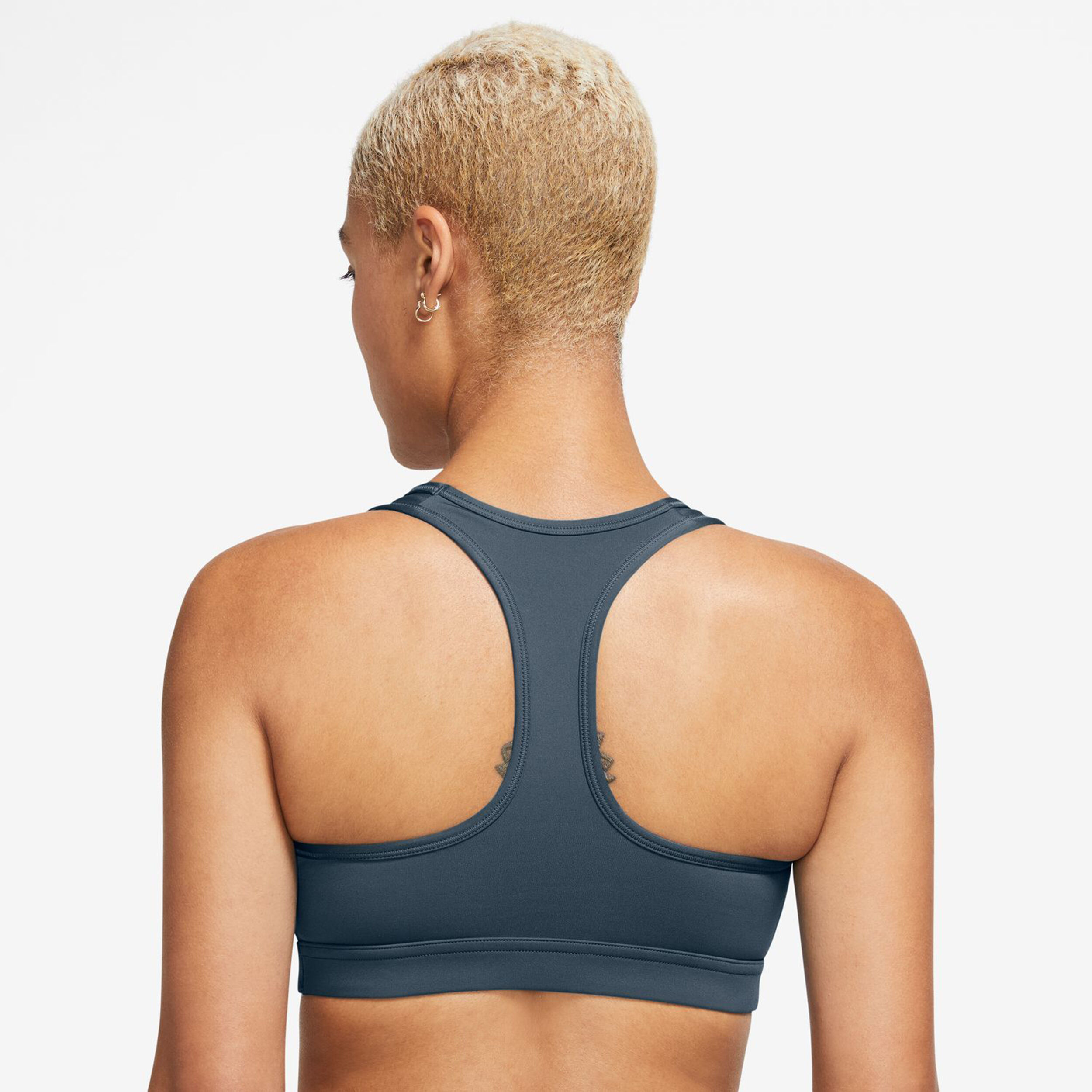 Swoosh MED Support Bra Sport-BH Damen - Dunkelblau