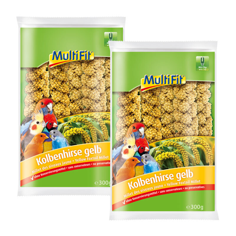 MultiFit Snacks MultiFit Kolbenhirse gelb 2x300 g
