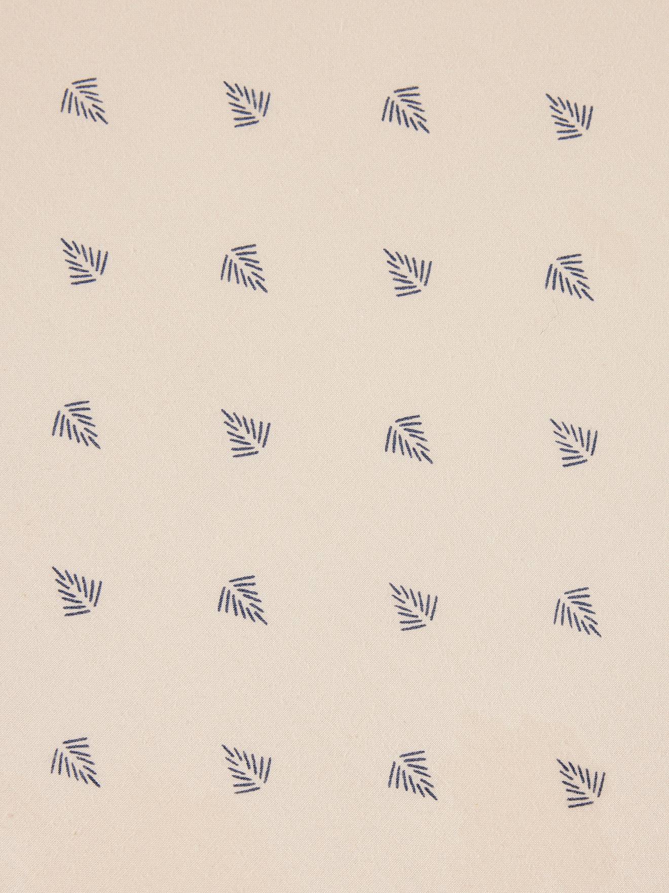 Vertbaudet Baby Spannbettlaken NAVY SEA - beige bedruckt