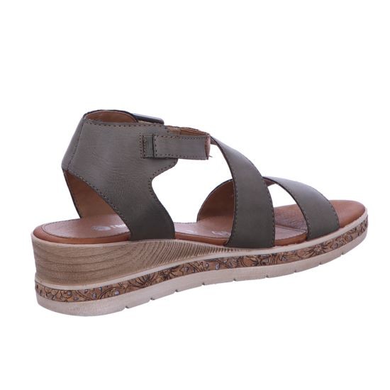 REMONTE Klassische Sandalen grün