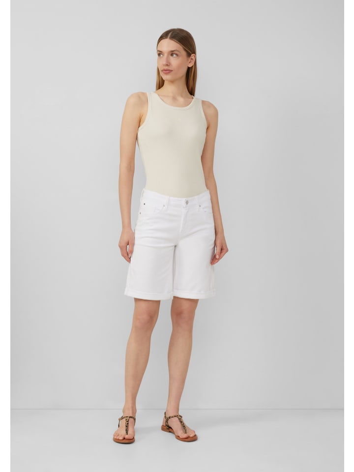 s.Oliver Jeans-Hose kurz in Weiß günstig kaufen